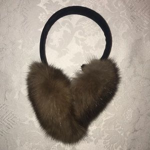 Russian sable mink earmuffs.